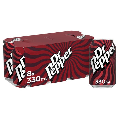 Dr Pepper 8 x 330ml (Pack of 2)