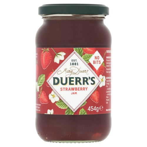 Duerr's Strawberry Jam 454g (Pack of 2)