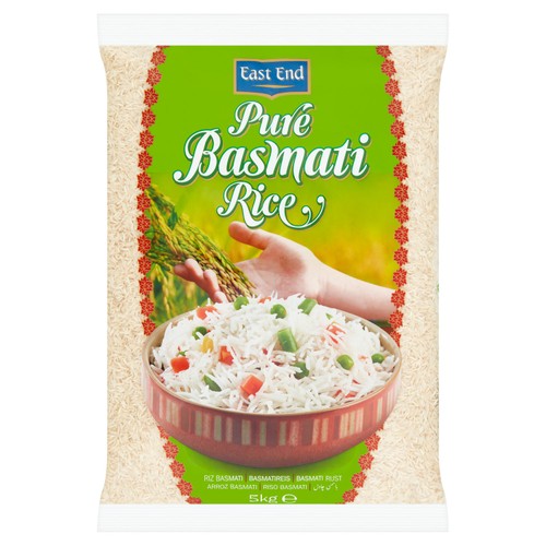 East End Pure Basmati Rice 5kg (Pack of 2)