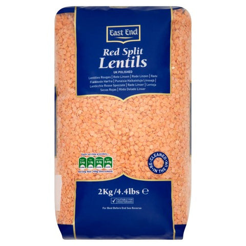 East End Red Lentils 2kg (Pack of 2)
