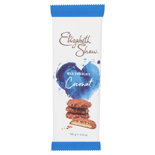 Elizabeth Shaw Coconut & Hazelnut Biscuits 140g (Pack of 2)