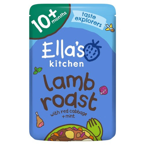 Ella's Kitchen Lamb Roast Dinner Baby Food Pouch 10+ Months 190g (Pack of 2)