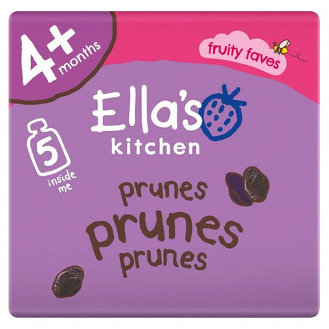 Ella's Kitchen Organic Prunes Pouch Multipack 4m+, 5 x 70g (Pack of 2)