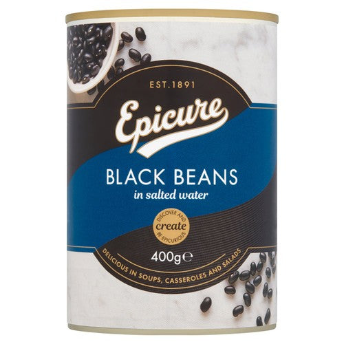 Epicure Black Beans 400g (Pack of 3)