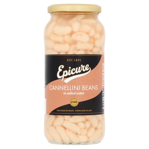 Epicure Cannellini Beans in Water 540g (Pack of 2)