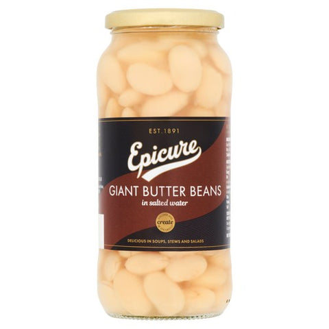 Epicure Giant Butter Beans in Water 540g (Pack of 2)