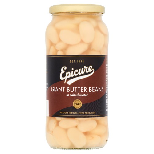 Epicure Giant Butter Beans in Water 540g (Pack of 2)