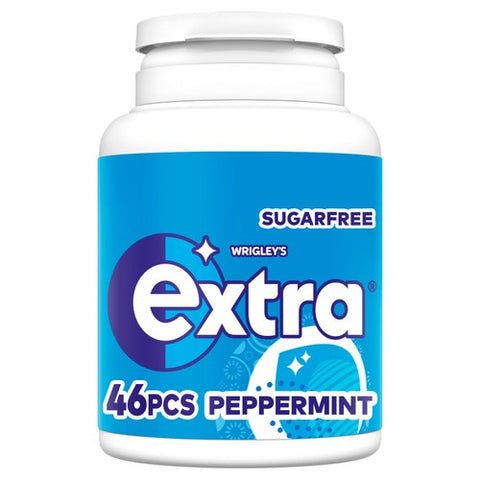 Extra Peppermint Sugarfree Chewing Gum Bottle 64g (Pack of 6)