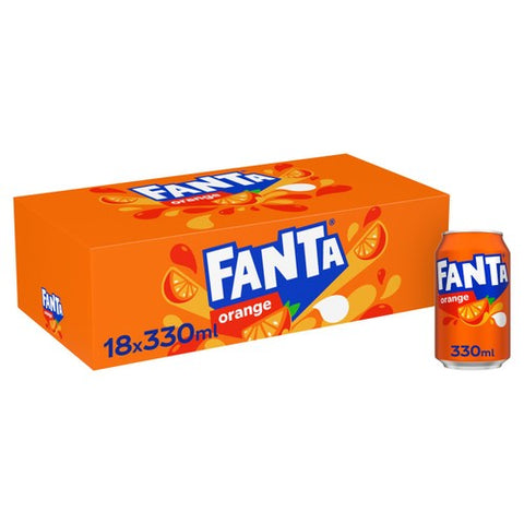 Fanta Orange 18 x 330ml (Pack of 2)