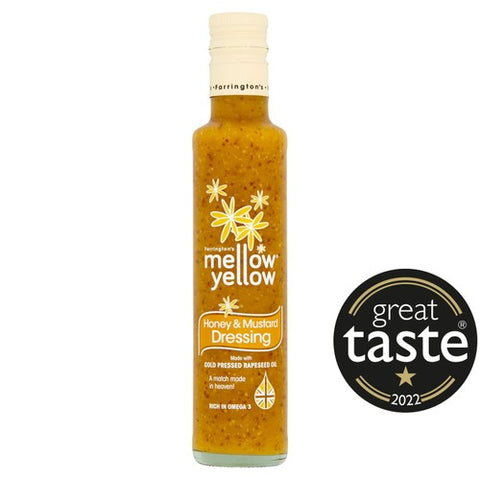 Farringtons Mellow Yellow Honey & Mustard Dressing 250ml (Pack of 2)