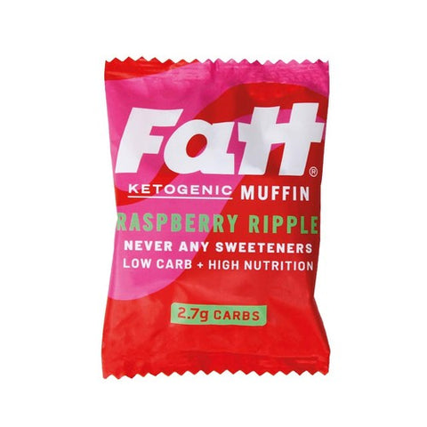 Fatt Raspberry Ripple Ketogenic Muffin 40g (Pack of 2)