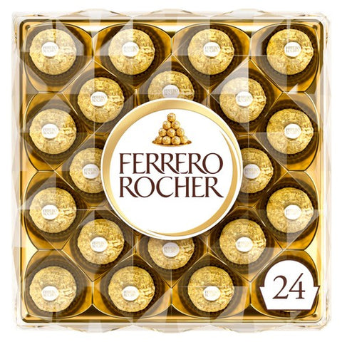 Ferrero Rocher Milk Chocolate Hazelnut Pralines  24 Pieces 300g (Pack of 3)