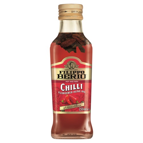 Filippo Berio Chilli Flavoured Olive Oil 250ml (Pack of 2)