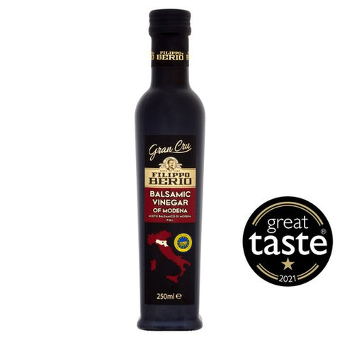 Filippo Berio Gran Cru Balsamic Vinegar 250ml (Pack of 2)