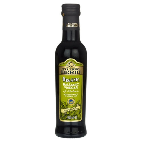 Filippo Berio Organic Balsamic Vinegar 250ml (Pack of 2)