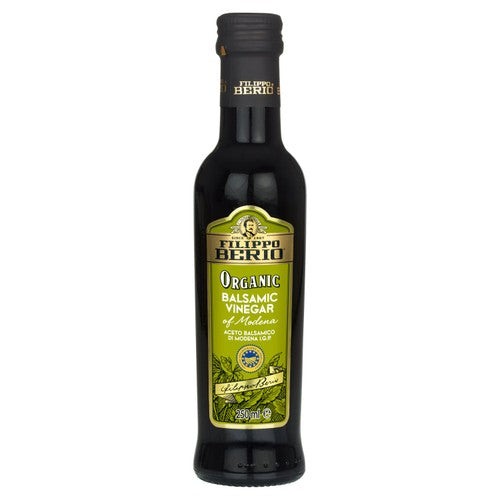 Filippo Berio Organic Balsamic Vinegar 250ml (Pack of 2)