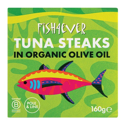Fish 4 Ever Azores Skipjack Tuna Steaks in Olive Oil 160g (Pack of 3)