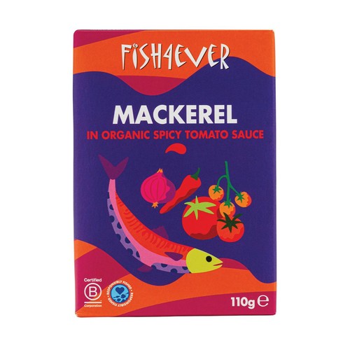 Fish 4 Ever Mackerel in Spicy Tomato Sauce 110g (Pack of 3)