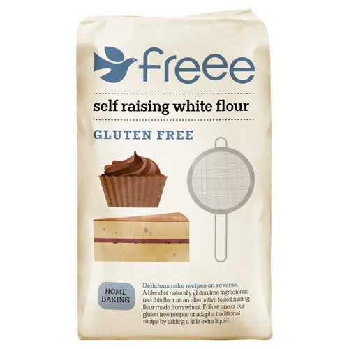 Freee Gluten Free Self-Raising White Flour 1kg (Pack of 2)