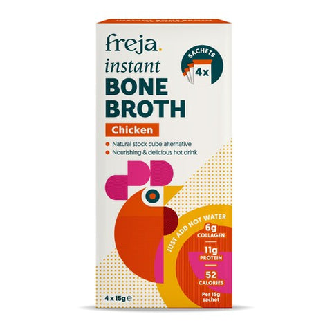 Freja Chicken Instant Bone Broth 4 x 15g (Pack of 2)