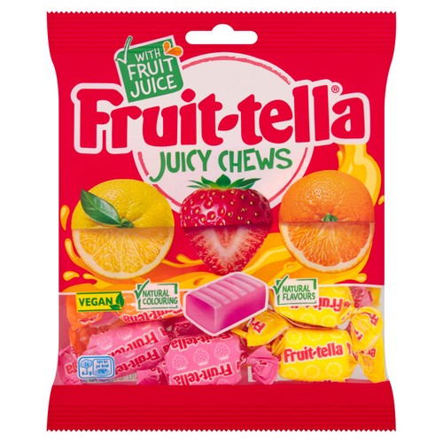 Fruittella Juicy Chews Sweets Sharing Bag 135g (Pack of 6)