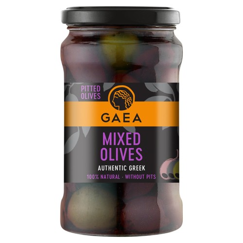 GAEA Pitted Mixed Olives 290g (Pack of 3)