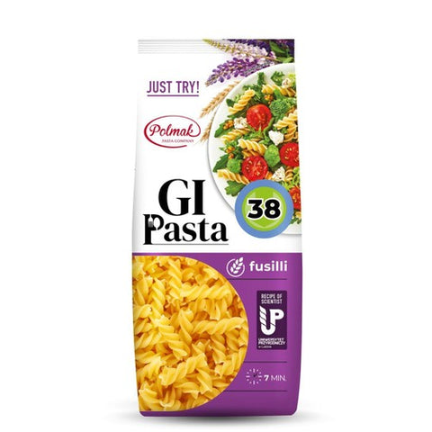 GI Pasta, High Protein Fibre, Low Glycaemic Index Low Carb Fusilli 250g (Pack 3)