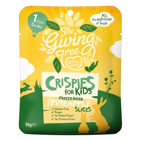 Giving Tree Freeze Dried Pineapple Crispies for Kids 10g (Pack of 2)