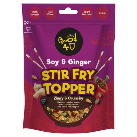 Good4U STIR FRY TOPPER SOY & GINGER 130g (Pack of 2)