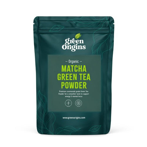 Green Origins Organic Japanese Ceremonial Matcha Green Tea Powder 30g (Pack 2)