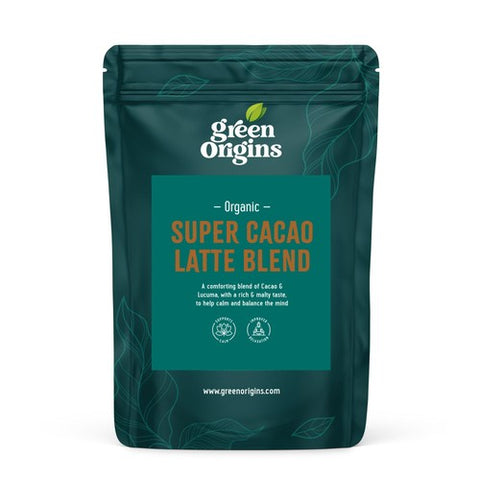 Green Origins Organic Super Cacao Hot Chocolate Blend 100g (Pack of 2)