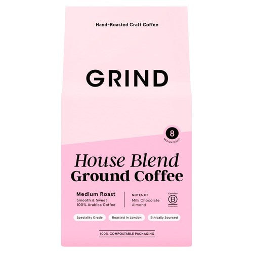 Grind Ground Coffee House Blend 200g (Pack of 2)