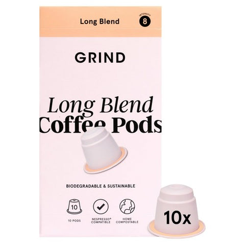 Grind Pod Refills - Lungo Blend, 10 pods per pack (Pack of 3)