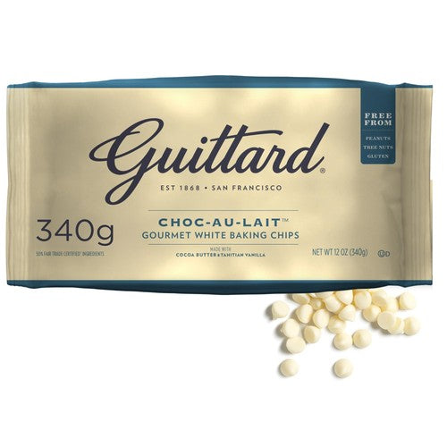 Guittard Choc Au Lait White Baking Chips 340g (Pack of 2)