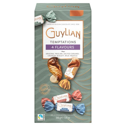 Guylian Temptations Mixed Carton 200g (Pack of 6)