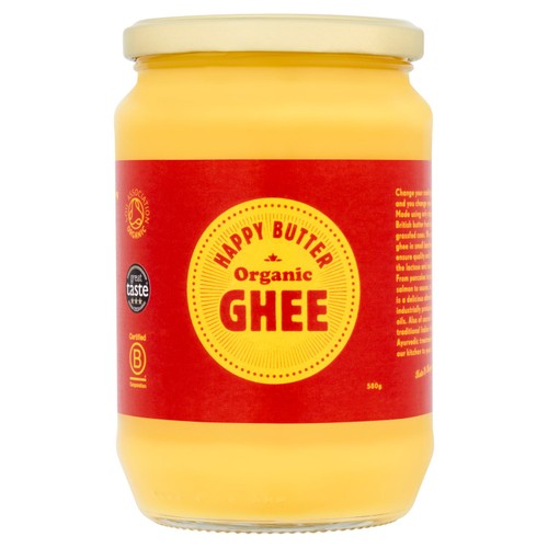 Happy Butter Organic West Country Ghee 580g (Pack of 2)