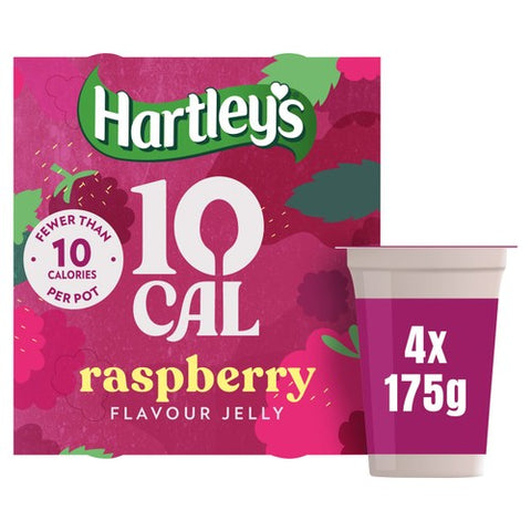 Hartley's 10cal Raspberry Jelly 4 x 175g (Pack of 2)