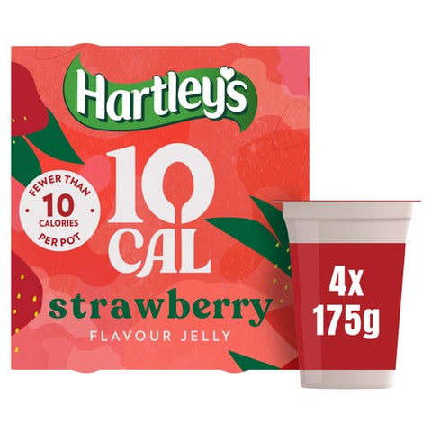Hartley's 10cal Strawberry Jelly 4 x 175g (Pack of 2)