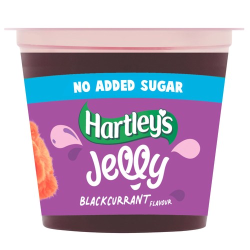 Hartley's No Added Sugar Blackcurrant Jelly Pot 115g (Pack of 2)