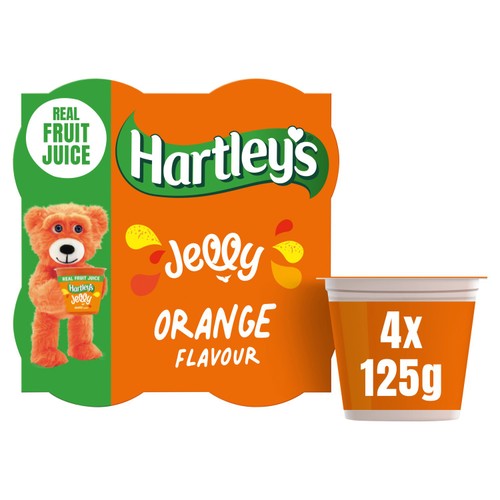 Hartley's Orange Jelly 4 x 125g (Pack of 2)
