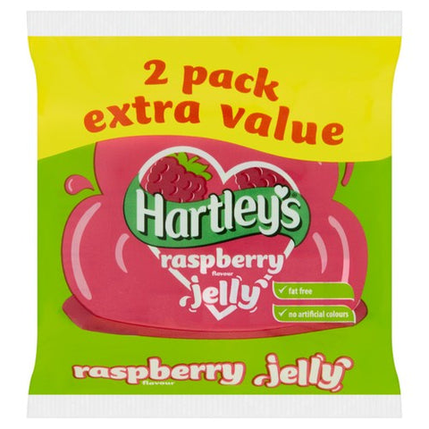 Hartley's Raspberry Flavoured Jelly 2 x 135g (Pack of 2)