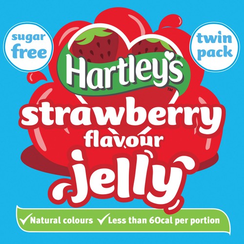 Hartley's Sugar Free Strawberry Jelly Crystals 23g (Pack of 2)
