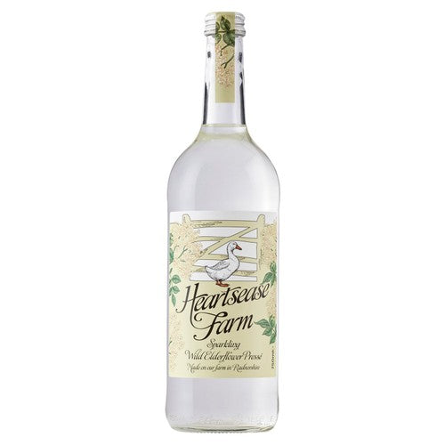 Heartsease Farm Sparkling Elderflower Presse 750ml  (Pack of 2)