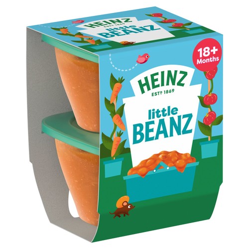 Heinz Baby Food Little Baked Beans 18+ Months 2 x 100g (Pack of 3)