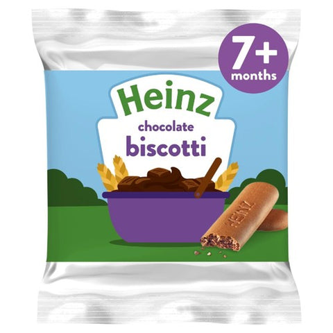 Heinz So Yummy Chocolate Biscotti Baby Food Snacks 7+ Months 60g (Pack of 3)