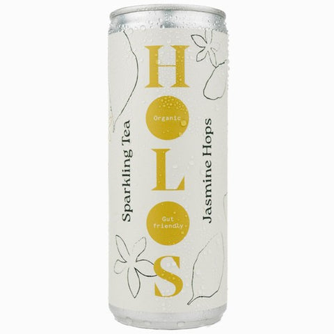 HOLOS Organic Sparkling Tea Jasmine Hops 250ml (Pack of 6)