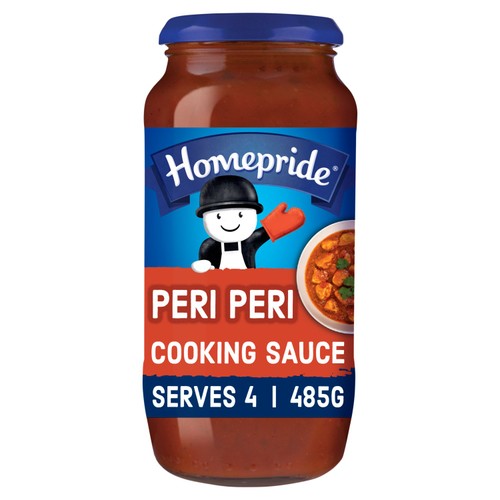 Homepride Peri Peri Cooking Sauce 485g (Pack of 2)