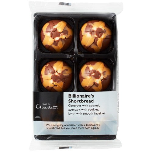 Hotel Chocolat Billionaire Shortbread Chocolate Selector 73g (Pack of 3)