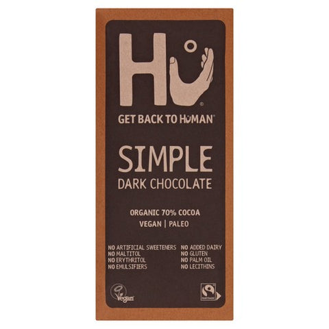 Hu Simple Dark Chocolate 60g (Pack of 6)