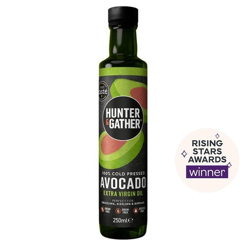 Hunter & Gather Cold Pressed Extra Virgin Avocado Oil 250ml (Pack of 2)